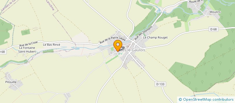 localisation de l'entreprise BORDAT CONSTRUCTION  LANDES-LE-GAULOIS