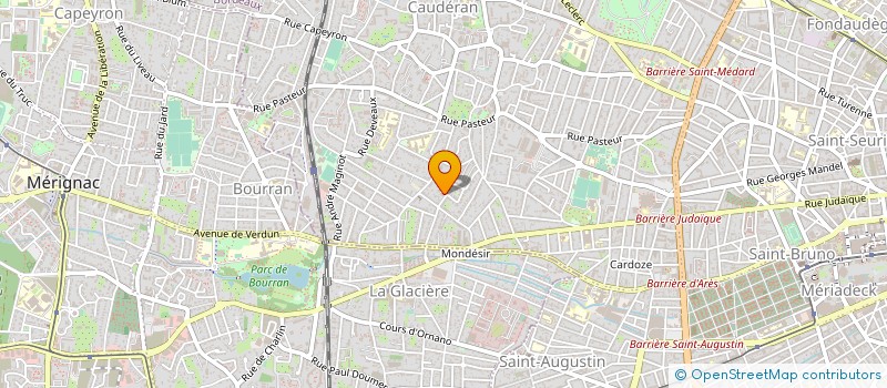 localisation de l'entreprise BORDAUDIT à BORDEAUX