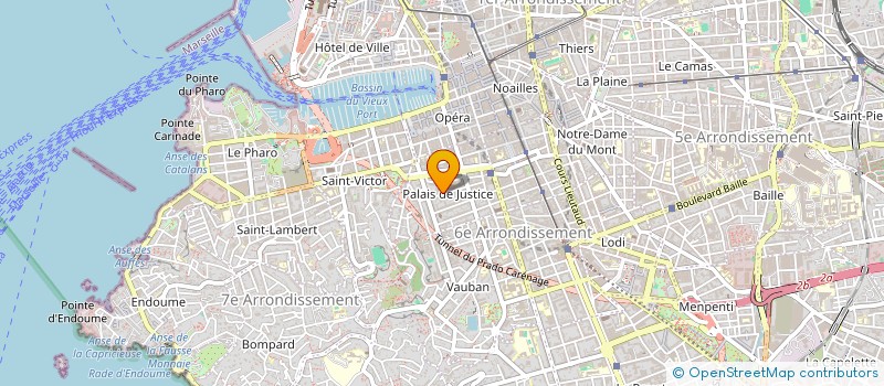 localisation de l'entreprise BORDE à MARSEILLE