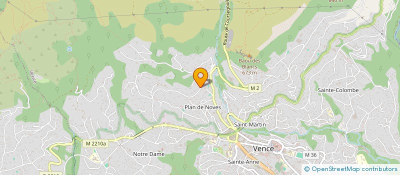 localisation de l'entreprise BORDE ANIMA  VENCE