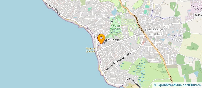 localisation de l'entreprise BORDE NOTTEZ à BRETIGNOLLES-SUR-MER