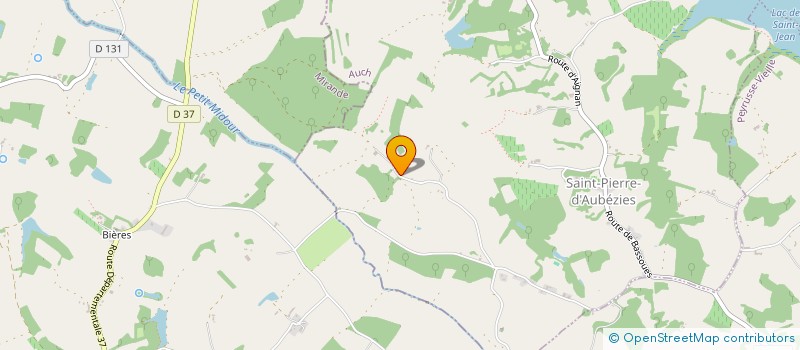 localisation de l'entreprise BORDE SOLEIL  SAINT PIERRE D'AUBEZIES