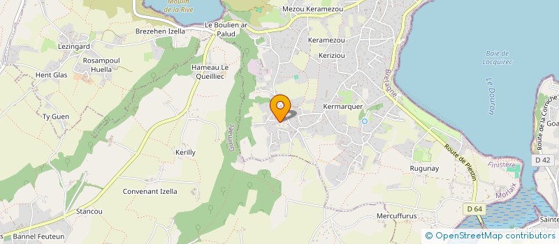 localisation de l'entreprise BORDE TA VOILE  LOCQUIREC