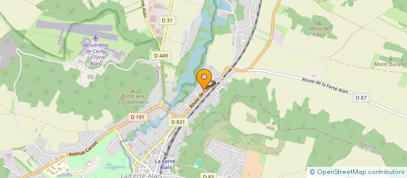 localisation de l'entreprise BORDEAU FAMILY  BAULNE