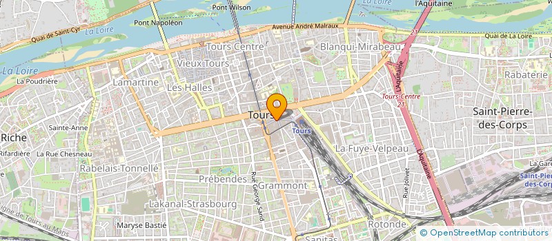 localisation de l'entreprise BORDEAUX 13  TOURS