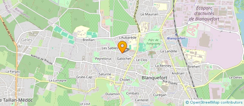 localisation de l'entreprise BORDEAUX-AGEN-BORDEAUX à BLANQUEFORT