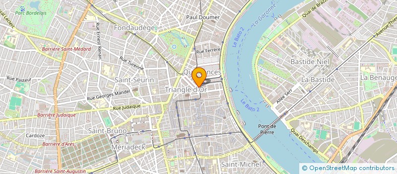 localisation de l'entreprise BORDEAUX AMPELOPOLIS  BORDEAUX