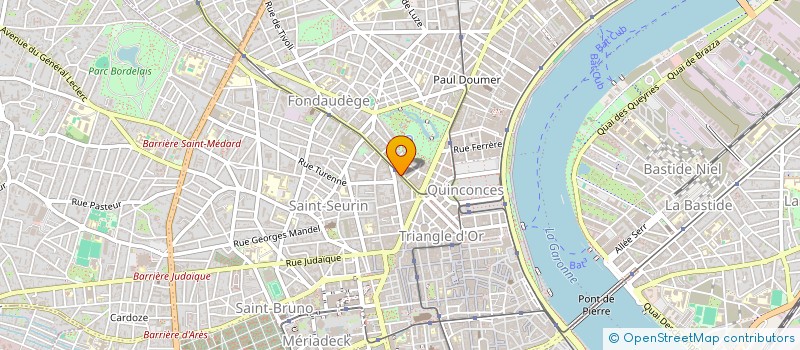 localisation de l'entreprise BORDEAUX ART CONTEMPORAIN (B.A.C.)  BORDEAUX