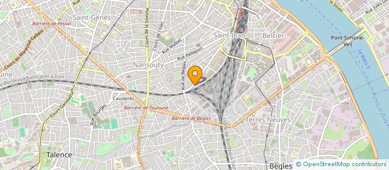 localisation de l'entreprise BORDEAUX ASPOM ECHECS  BORDEAUX