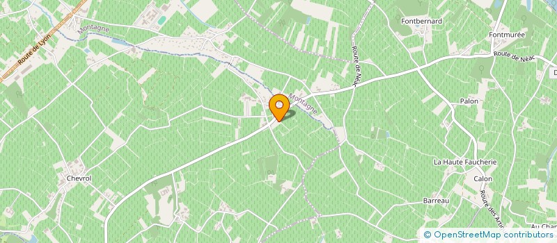 localisation de l'entreprise BORDEAUX BARNUM à NEAC