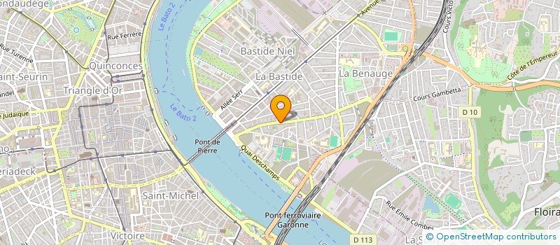 localisation de l'entreprise BORDEAUX BASTIDE BASKET  BORDEAUX