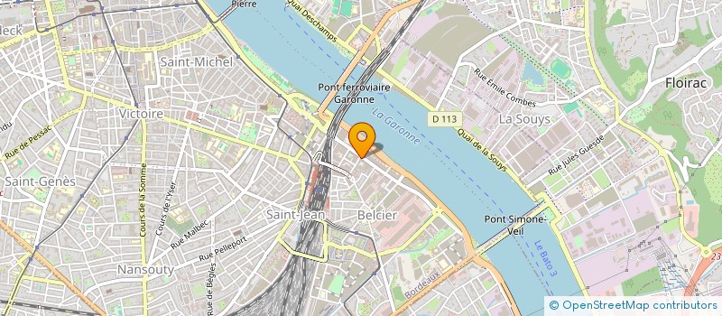 localisation de l'entreprise BORDEAUX BASTIDE NIEL  BORDEAUX