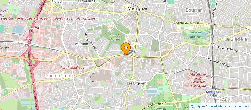 localisation de l'entreprise BORDEAUX BATIMENT GIRONDE  MERIGNAC