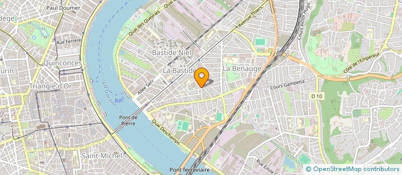 localisation de l'entreprise BORDEAUX BATISDE ESCRIME  BORDEAUX