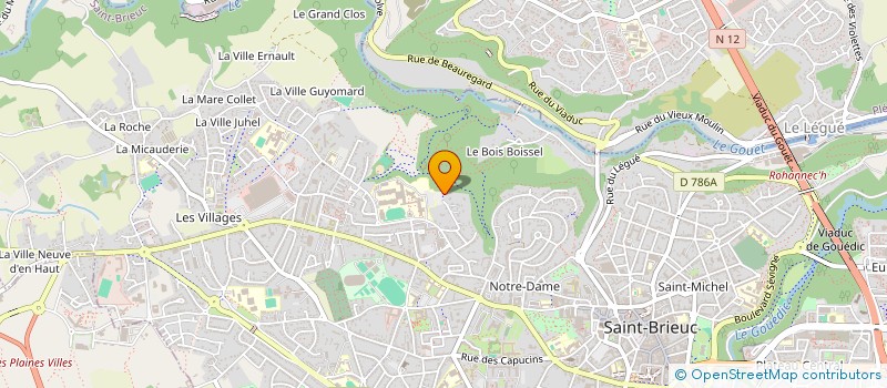 localisation de l'entreprise BORDEAUX-BREIZH à SAINT-BRIEUC