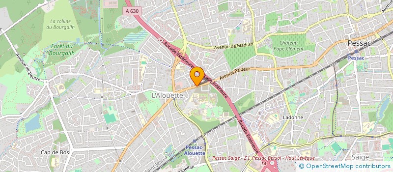 localisation de l'entreprise BORDEAUX CHEMINEES  PESSAC