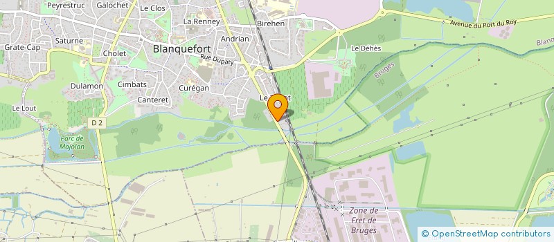localisation de l'entreprise BORDEAUX COLIS à BLANQUEFORT