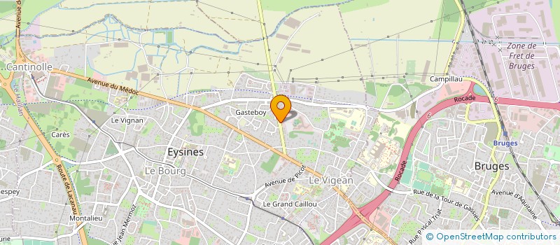 localisation de l'entreprise BORDEAUX CONCEPT à EYSINES
