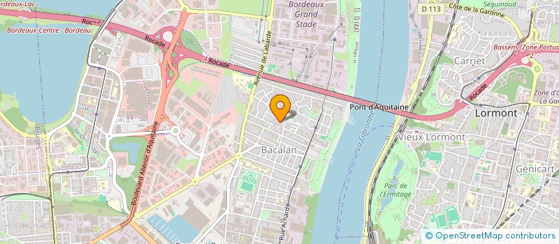 localisation de l'entreprise BORDEAUX CRITERIUM CYCLISTE INTERNATIONAL  BORDEAUX