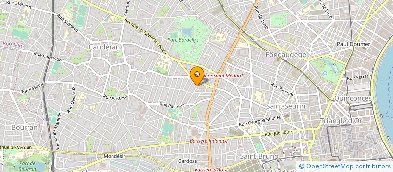 localisation de l'entreprise BORDEAUX DANCE'IN CLUB  BORDEAUX