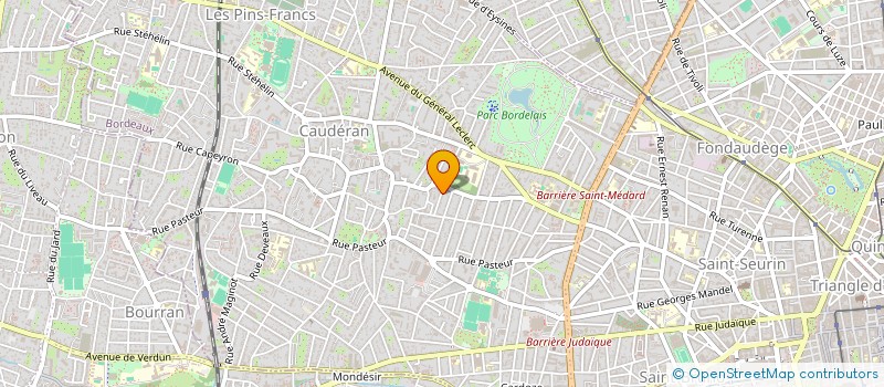 localisation de l'entreprise BORDEAUX DANCESPORT GALAXY  BORDEAUX