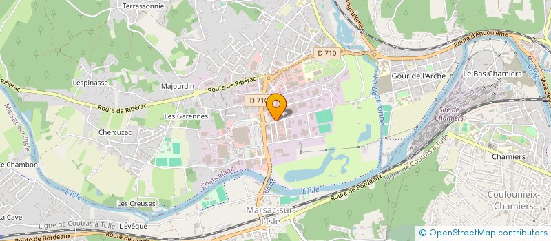 localisation de l'entreprise BORDEAUX DEPOT VENTE à MARSAC-SUR-L'ISLE