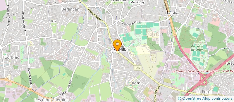 localisation de l'entreprise BORDEAUX DRIVER  LE HAILLAN