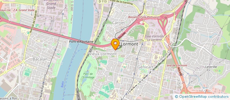 localisation de l'entreprise BORDEAUX ECO PEINTURE  LORMONT