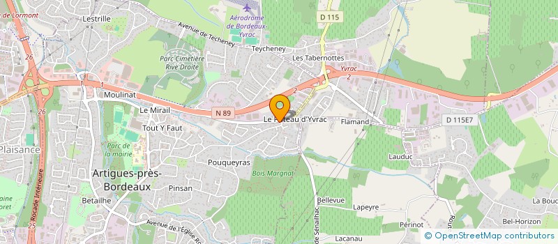 localisation de l'entreprise BORDEAUX EMBOUTEILLAGE  POMPIGNAC