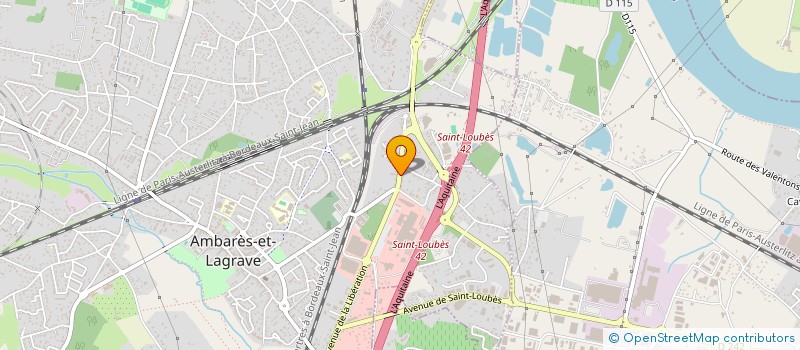 localisation de l'entreprise BORDEAUX ESCRIME à AMBARES-ET-LAGRAVE