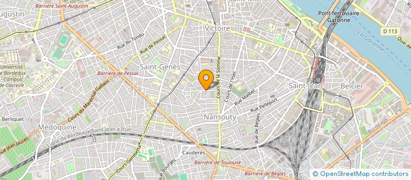 localisation de l'entreprise BORDEAUX ET BORDEAUX  BORDEAUX