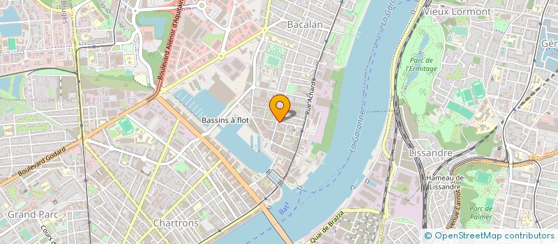 localisation de l'entreprise BORDEAUX ETANCHEITES SYSTEMES MAITRISES à BORDEAUX