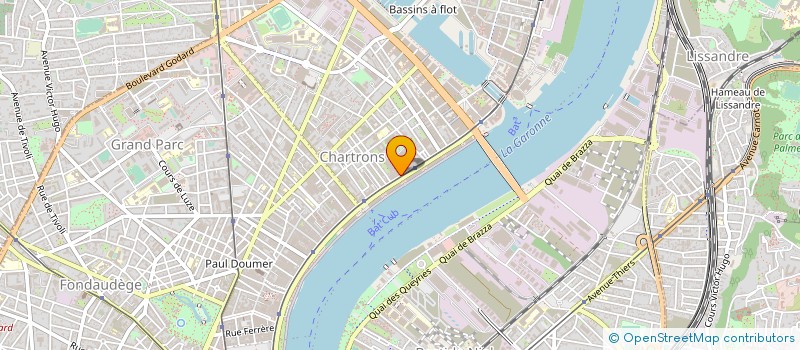 localisation de l'entreprise BORDEAUX EXPERTISES ET CONSEILS à BORDEAUX