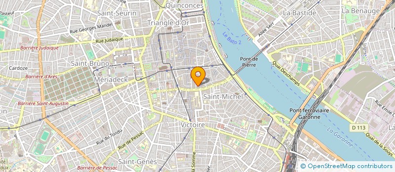 localisation de l'entreprise BORDEAUX FOOD CLUB  BORDEAUX