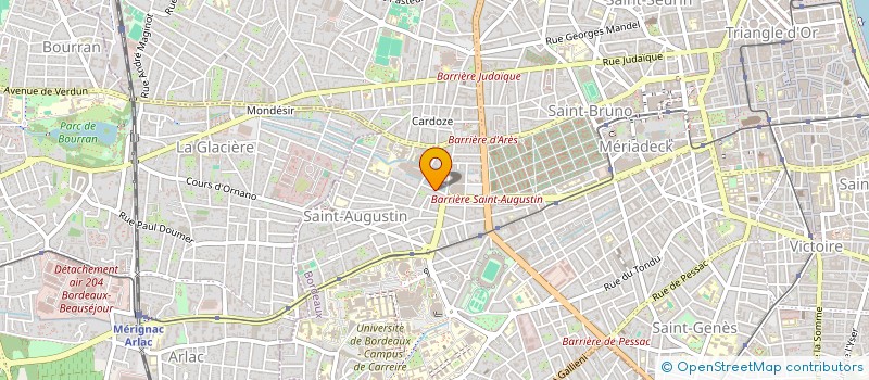 localisation de l'entreprise BORDEAUX GASTROPOLE  BORDEAUX