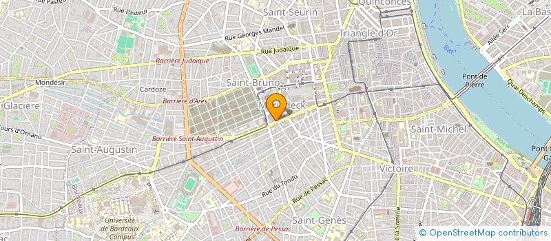 localisation de l'entreprise BORDEAUX GIRONDE HOCKEY SUR GLACE  BORDEAUX