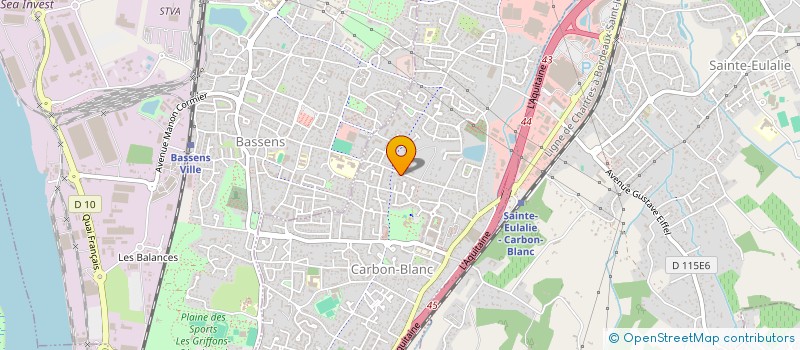 localisation de l'entreprise BORDEAUX IMMO  CARBON-BLANC