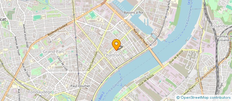 localisation de l'entreprise BORDEAUX IMPROVISATION PROFESSIONNELLE  BORDEAUX