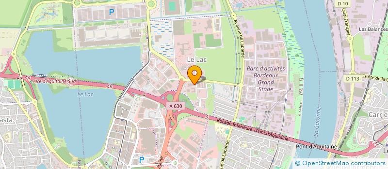 localisation de l'entreprise BORDEAUX LAC MOTO CLUB  BORDEAUX