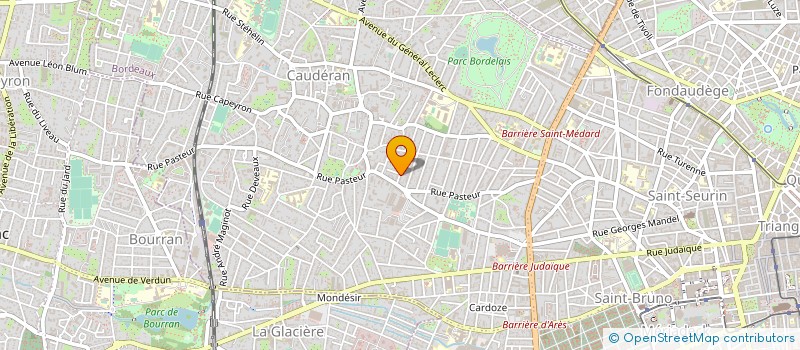 localisation de l'entreprise BORDEAUX LACHASSAIGNE FORMATIONS  BORDEAUX