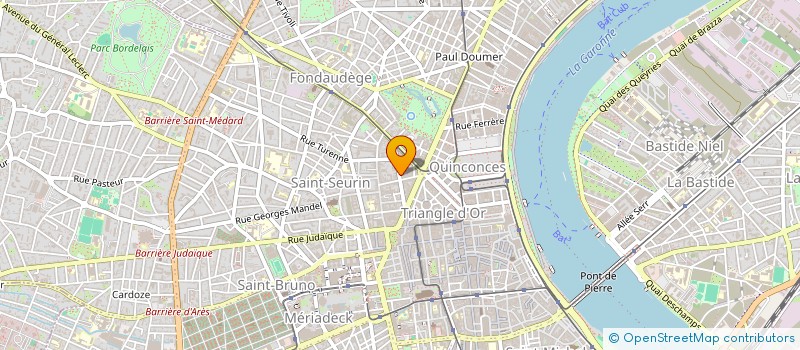 localisation de l'entreprise BORDEAUX LANGUAGE STUDIES à BORDEAUX