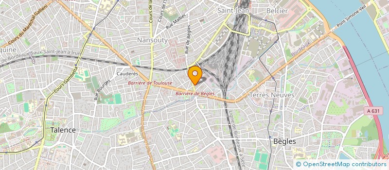 localisation de l'entreprise BORDEAUX LIMOUSINE SAS  BORDEAUX