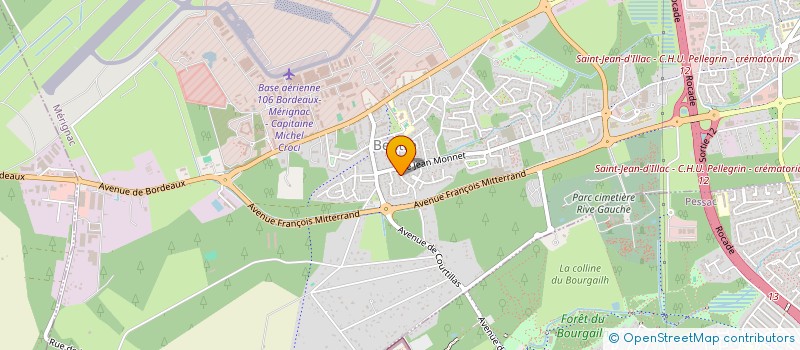 localisation de l'entreprise BORDEAUX LUXURY TRAVEL à MERIGNAC
