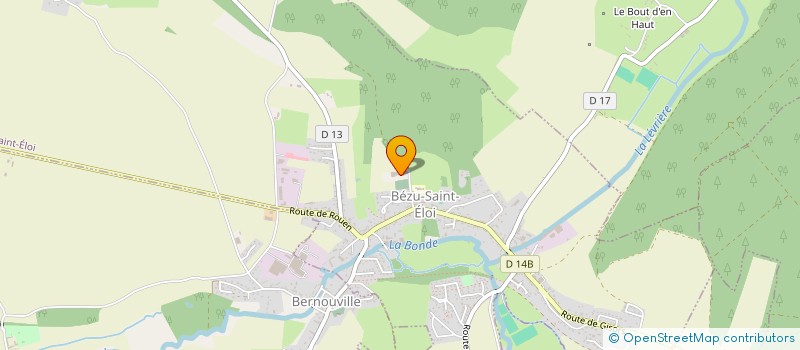 localisation de l'entreprise BORDEAUX MANUTENTION SAS  BEZU-SAINT-ELOI