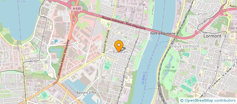 localisation de l'entreprise BORDEAUX MARITIME REEDUCATION  BORDEAUX