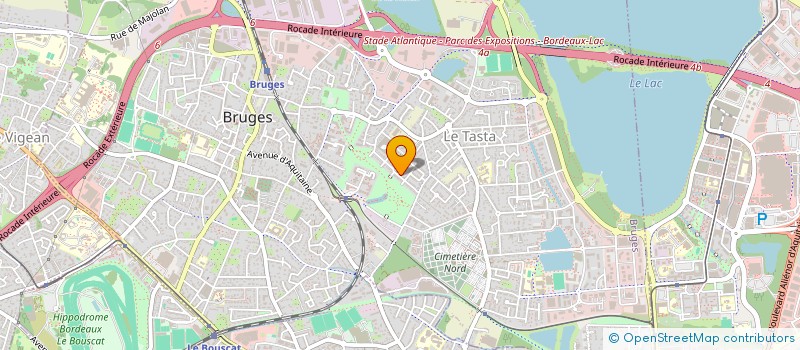 localisation de l'entreprise BORDEAUX MARITIME REEDUCATION  BRUGES