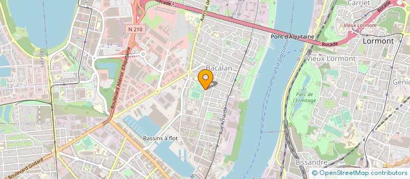 localisation de l'entreprise BORDEAUX MARITIME SAUVETAGE SECOURISME à BORDEAUX