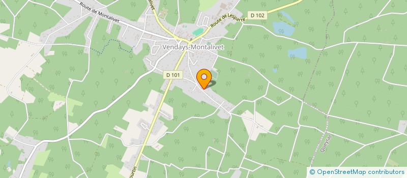 localisation de l'entreprise BORDEAUX MEDOC DIFFUSION à VENDAYS-MONTALIVET