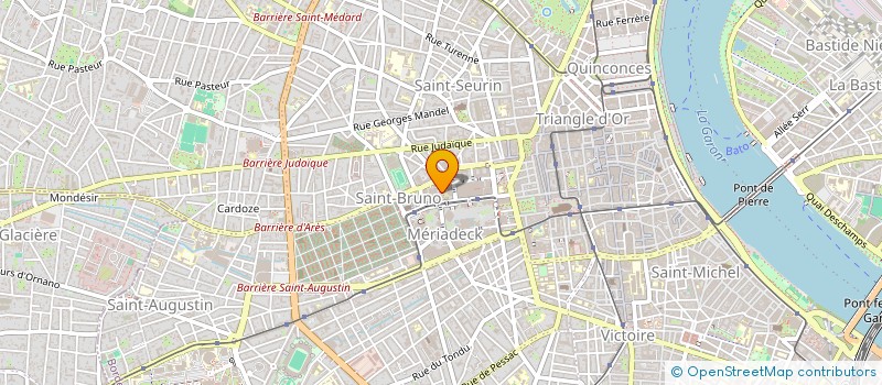 localisation de l'entreprise BORDEAUX MENUISERIE à BORDEAUX