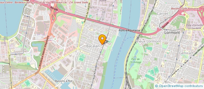 localisation de l'entreprise BORDEAUX METROPOLE SERVICES à BORDEAUX